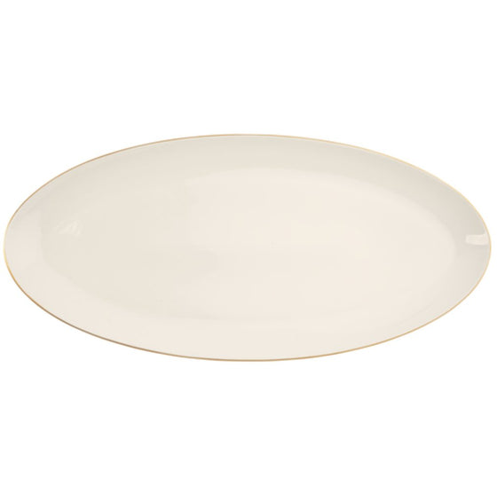 White Signature Gold No Monogram Fish Platter - Pickard China - WSGGONM-166-AT