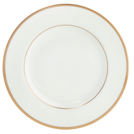 White Signature Gold No Monogram Salad Plate - Pickard China - WSIGONM-005-DX